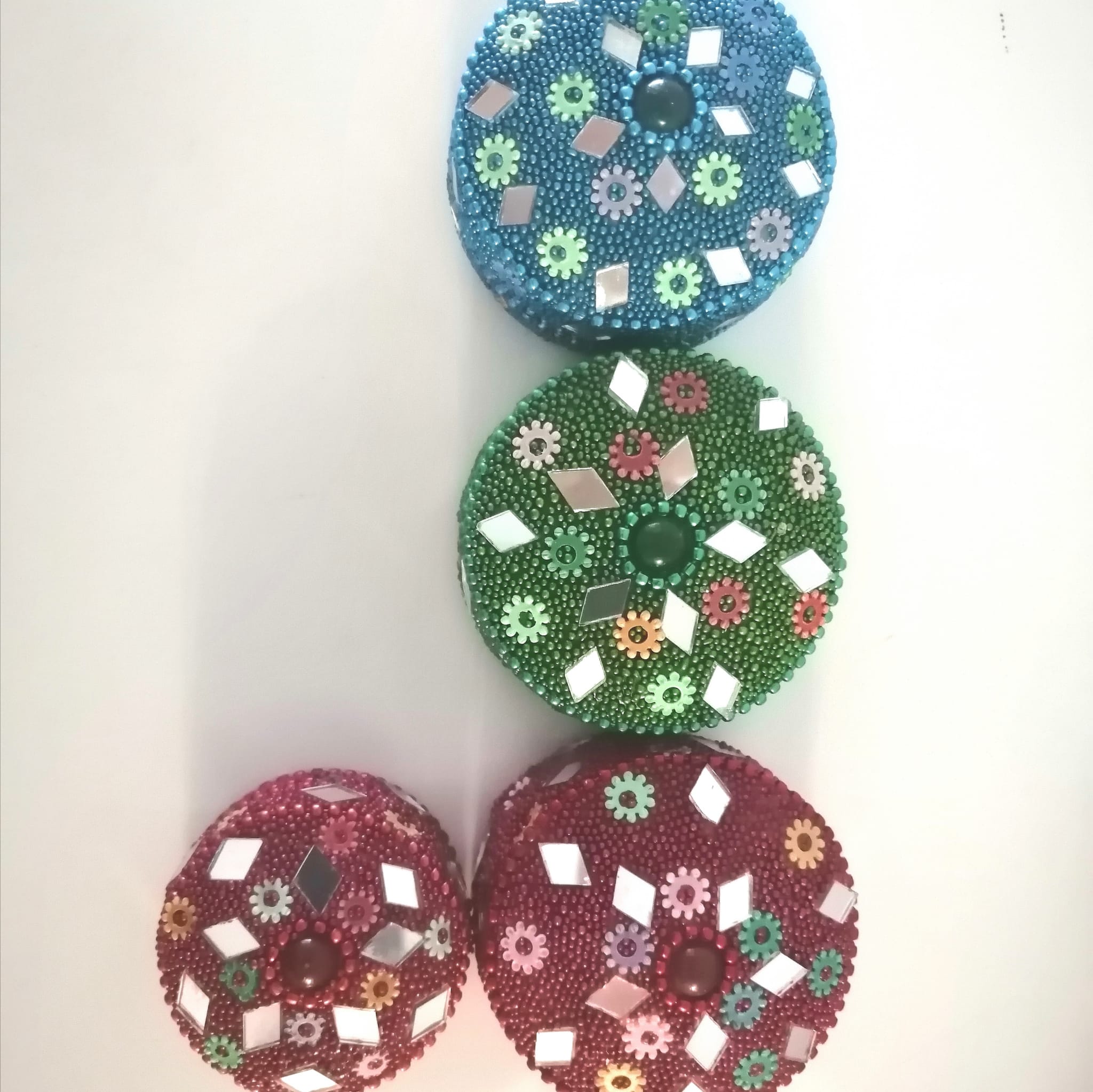 Cajitas decorativas joyeros en pedrería pastilleros